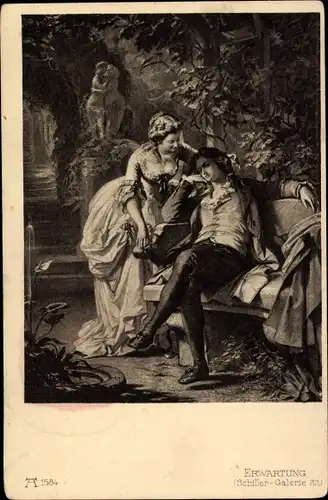 Künstler Ak Schiller-Galerie, Erwartung