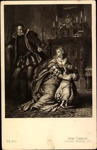 Künstler Ak Schiller-Galerie, Don Carlos