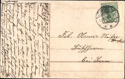 Ak Engel, Kreuz, Blumen, Allegorie, Glaube, Liebe, Hoffnung