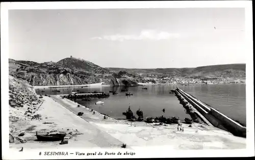 Ak Sesimbra Portugal, Vista geral do Porto de abrigo