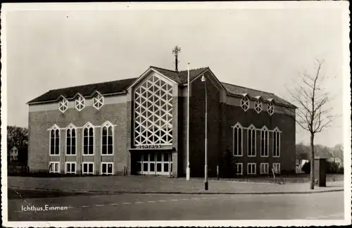 Ak Emmen Drenthe Niederlande, Chr. Cultureel Centrum Ichthus