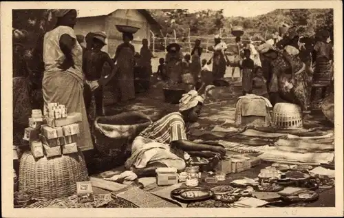 Ak Savalou Benin, Scene du Marche