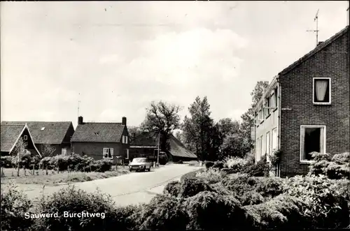 Ak Sauwerd Groningen Niederlande, Burchtweg