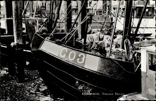 Ak Goedereede Südholland, Nieuwe Haven