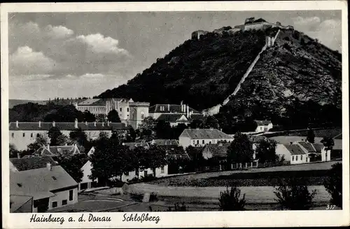 Ak Hainburg an der Donau Niederösterreich, Schlossberg