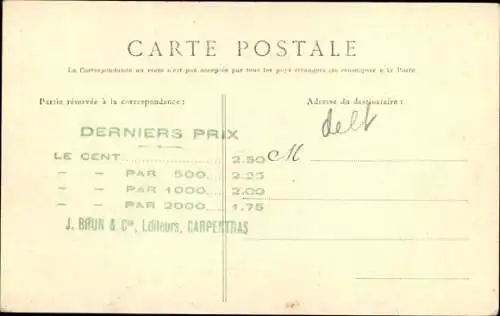 Ak Viviers sur Rhone Ardèche, L'Esplanade et Vieille Tour