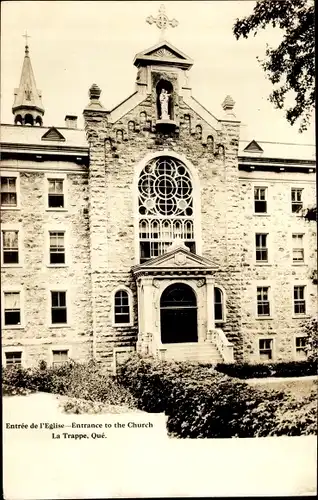 Ak La Trappe Québec Kanada, Abbaye de la Trappe, Entree de l'Eglise
