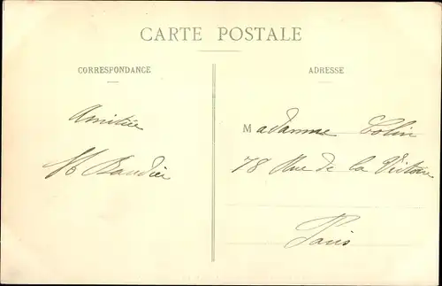 Ak Joigny Yonne, Vue generale, J'y joignis un peu de Vin, Mann mit Weinflasche