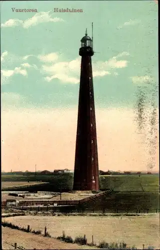 Ak Huisduinen Den Helder Nordholland Niederlande, Vuurtoren, Leuchtturm