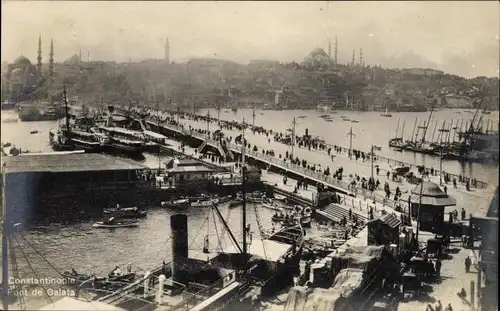 Ak Konstantinopel Istanbul Türkei, Pont de Galata