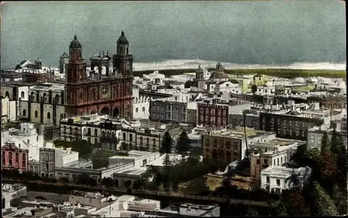Ak Las Palmas de Gran Canaria Kanarische Inseln, Vista parcial, Catedral
