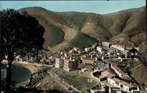 Ak Portbou Port Bou Katalonien, Teilansicht