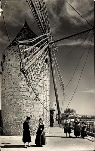 Ak Palma de Mallorca Balearische Inseln, Jack el Negro im Hintergrund des Domes