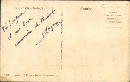 Ak Jeune Mauresque, Frauenakt, Maghreb, Busen