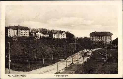 Ak Gunzenhausen im Fränkischen Seenland, Hensoltshöhe, Wohnhäuser
