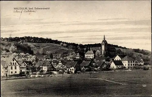 Ak Waldulm Kappelrodeck im Schwarzwald, Totalansicht