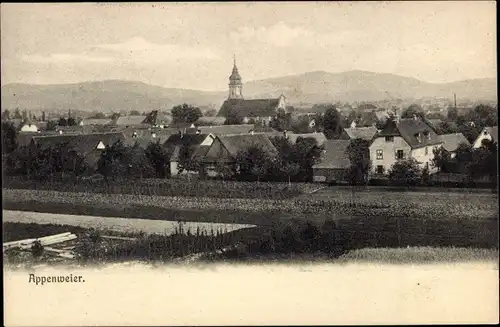 Ak Appenweier in Baden Schwarzwald, Totalansicht