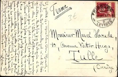 Ak Fribourg Freiburg Stadt Schweiz, Grand Seminaire St. Charles, Ecole primaire des garcons