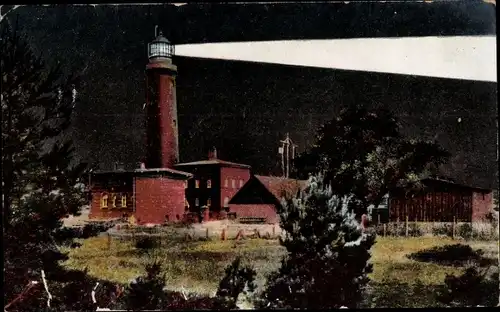 Ak Ostseebad Prerow auf dem Darß, Leuchtturm Darsserort