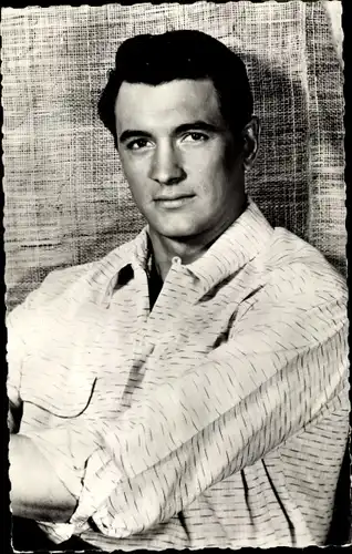 Ak Schauspieler Rock Hudson, Portrait