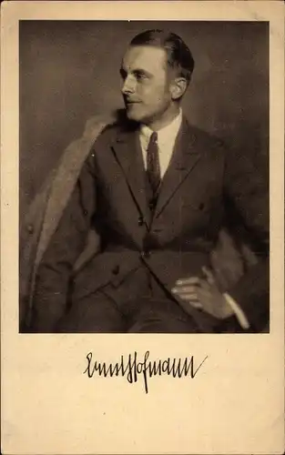 Ak Schauspieler Ernst Hofmann, Portrait