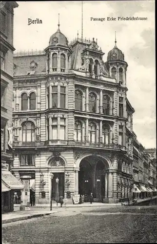 Ak Berlin Mitte, Passage Ecke Friedrichstraße