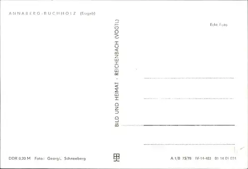 Ak Annaberg Buchholz im Erzgebirge, Ortsansicht