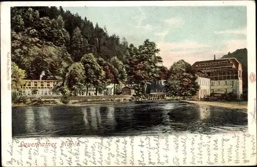 Ak Lauenhain Mittweida in Sachsen, Lauenhainer Mühle