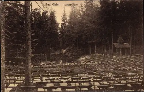 Ak Bad Elster im Vogtland, Partie im Naturtheater