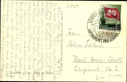 Ak Leutenberg in Thüringen, Bad im Ilmtal