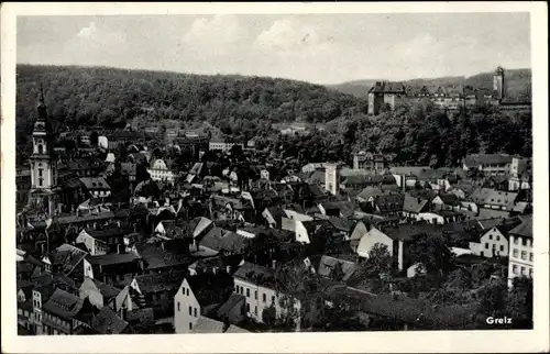 Ak Greiz im Vogtland, Panorama