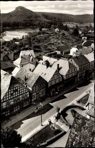 Ak Bad Driburg Nordrhein Westfalen, Panorama mit Iburg