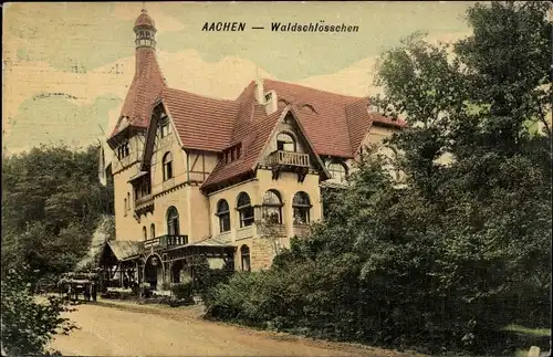 Ak Aachen in Nordrhein Westfalen, Waldschlösschen