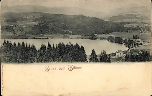 Ak Titisee Neustadt im Breisgau Hochschwarzwald, Panorama