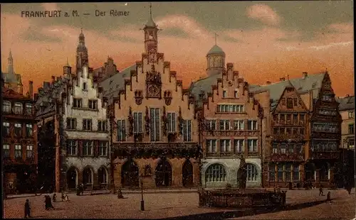 Ak Frankfurt am Main, Der Römer