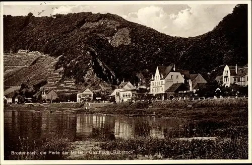 Ak Brodenbach an der Mosel, die Perle der Mosel, Gasthaus Rebstock