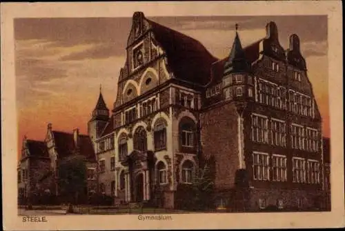 Ak Steele Essen im Ruhrgebiet, Gymnasium