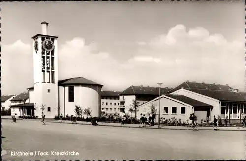 Ak Kirchheim unter Teck Württemberg, Kreuzkirche