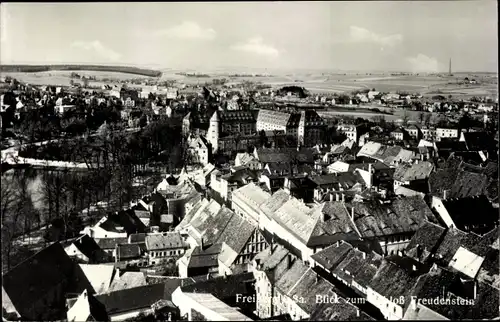 Ak Freiberg in Sachsen, Blick zum Schloss Freudenstein