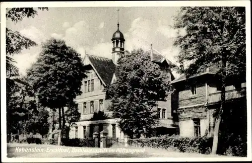 Ak Hohenstein Ernstthal in Sachsen, Bethlehemstift im Hüttengrund