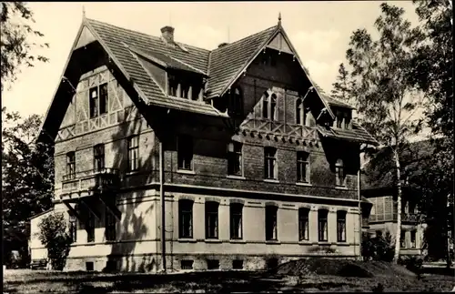 Ak Hohenstein Ernstthal in Sachsen, Bethlehemstift, Waldhaus