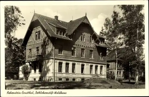 Ak Hohenstein Ernstthal Sachsen, Bethlehemstift Waldhaus