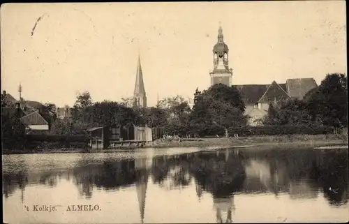 Ak Almelo Overijssel Niederlande, 't Kolkje