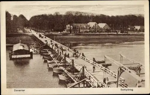 Ak Deventer Overijssel Niederlande, Schipbrug