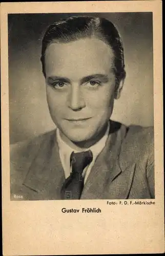 Ak Schauspieler Gustav Fröhlich, Ross Verlag