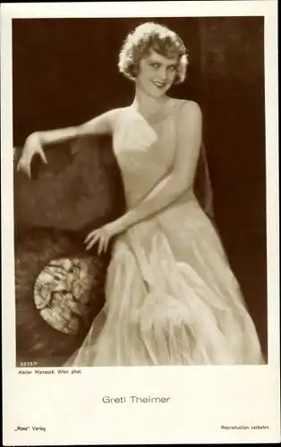 Ak Schauspielerin Gretl Theimer, Portrait, Ross Verlag 5033 1