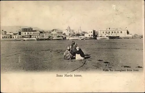 Ak Suez Ägypten, Maree basse