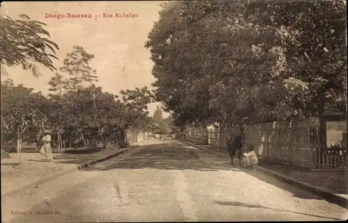 Ak Diego Suarez Antsiranana Madagaskar, Rue Richelieu