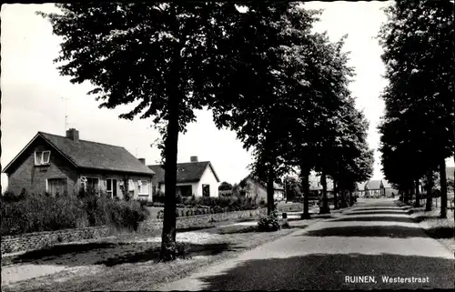 Ak Ruinen Drenthe Niederlande, Westerstraat