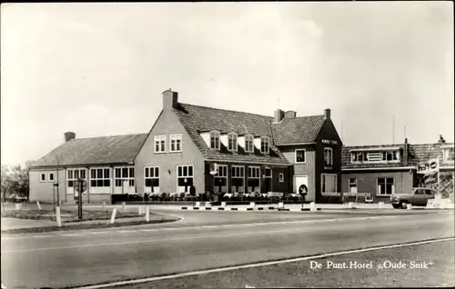 Ak De Punt Drenthe Niederlande, Hotel Oude Snik